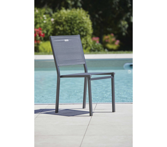 Ozalide HONFLEUR VERRE - Ensemble Table Et Chaises De Jardin - 8 Places