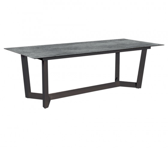 ozalide JULINEA - Ensemble table et chaises de jardin - 8 places - Skyline / beige marbré