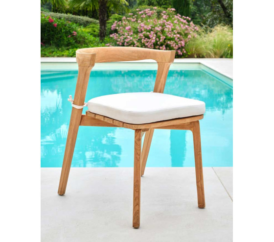 Ozalide MANADO - Ensemble Table Et Chaises De Jardin - Bois