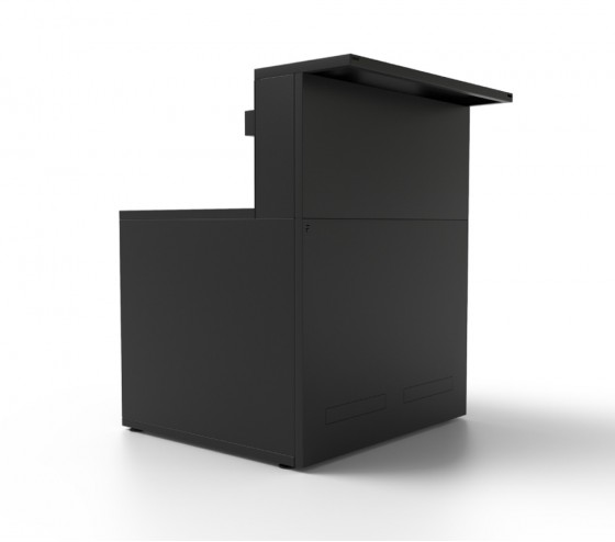 Ozalide Meuble Support Plancha Acier Noir - Forge Adour