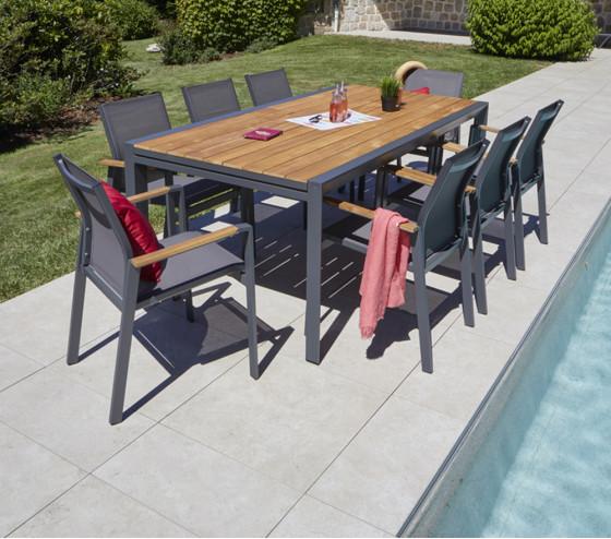 Ozalide NASHVILLE - Table De Jardin Extensible - 12 Places