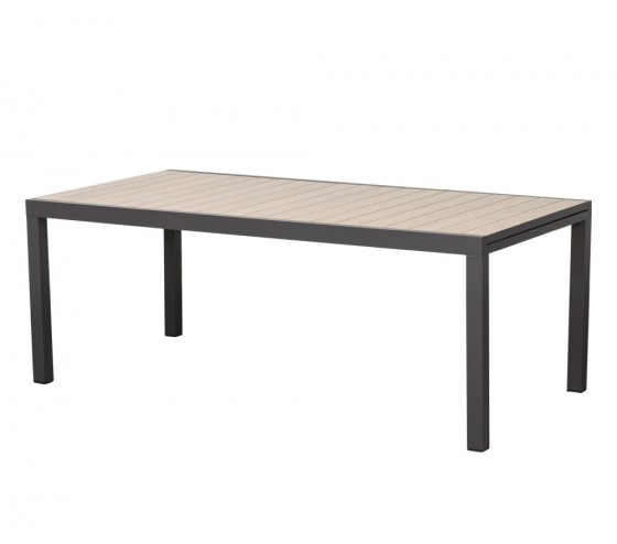 Ozalide OLERON - Table De Jardin - 12 Places - Effet Bois