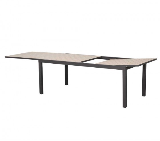 Ozalide OLERON - Table De Jardin - 12 Places - Effet Bois