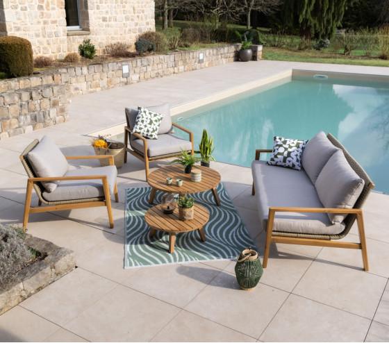 ozalide ALSTRUP - salon de jardin - 4 places