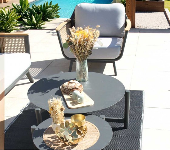 Ozalide CASSIS - Salon De Jardin - 6 Places