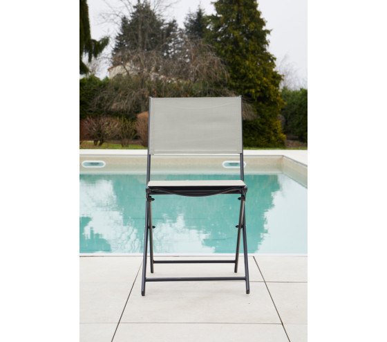 Ozalide DIVINE - Chaise De Jardin Pliante - Lin