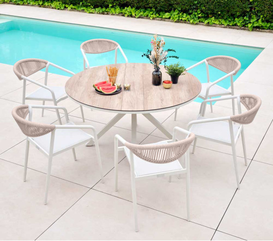 Ozalide FONTANA BLANC - Fauteuil De Jardin - Blanc