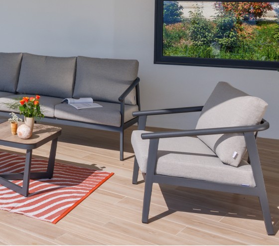 ozalide FONTANA - Salon de jardin - 5 places