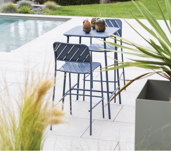 ozalide KAVALA - Ensemble bar - 2 personnes - Bleu Nuit ozalide KAVALA - Ensemble bar - 2 personnes - Bleu Nuit