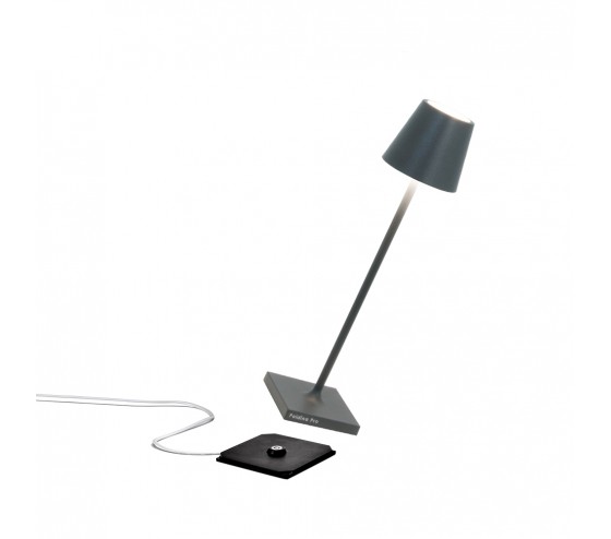 ozalide Lampe à poser POLDINA PRO - Gris Anthracite