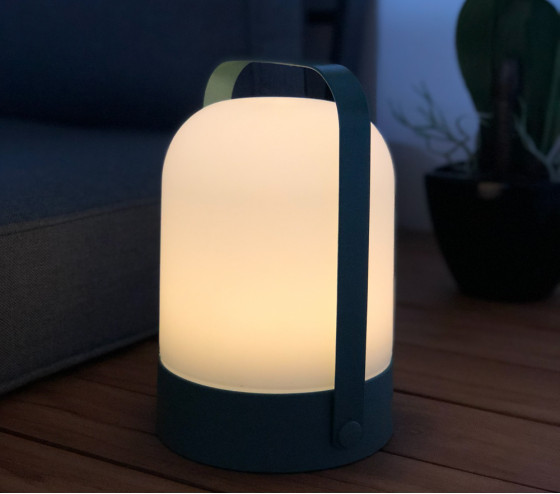 Ozalide Lampe Nomade - 15x15x21 Cm - Vert Tilleul