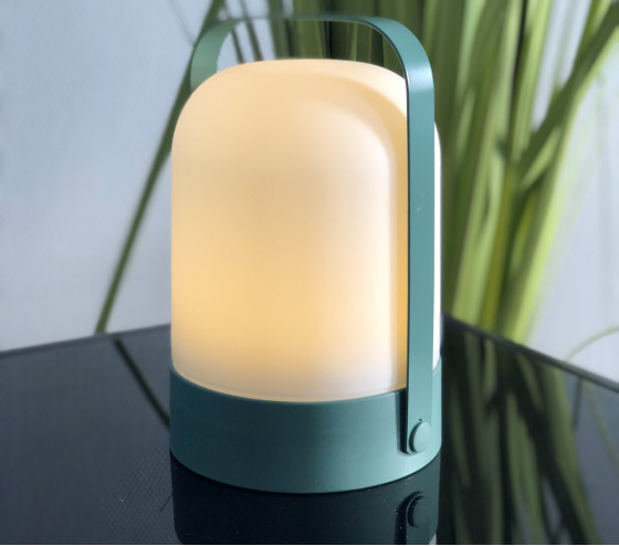 ozalide Lampe nomade - 15x15x21 cm - vert tilleul