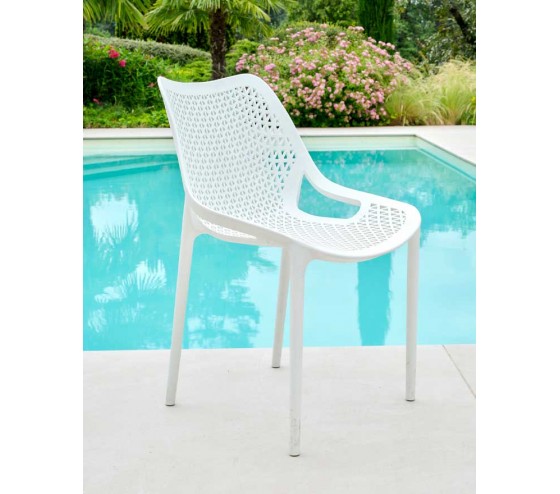 ozalide MATHIS - Chaise de jardin - Blanc