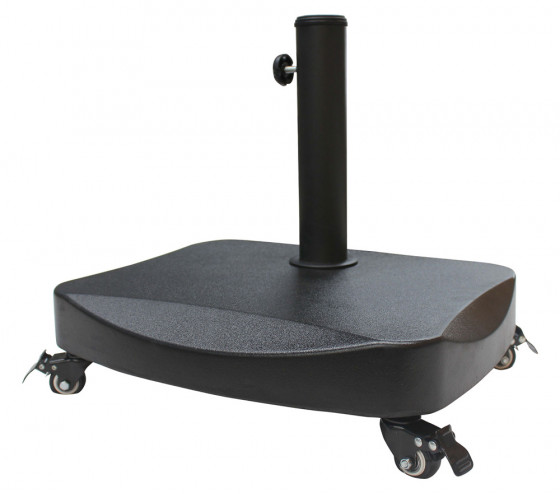 ozalide Pied de parasol avec roulettes - 25 kg