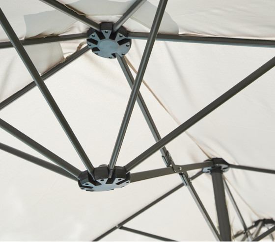 Ozalide QUITO - Parasol Double Et Droit - Lin