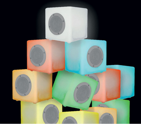 Ozalide Set De 2 Cubes Enceintes DOUBLE ZIK CUBE