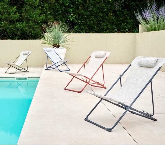 Ozalide SUNNY - Lot De 6 Chiliennes - Acier - Anthracite