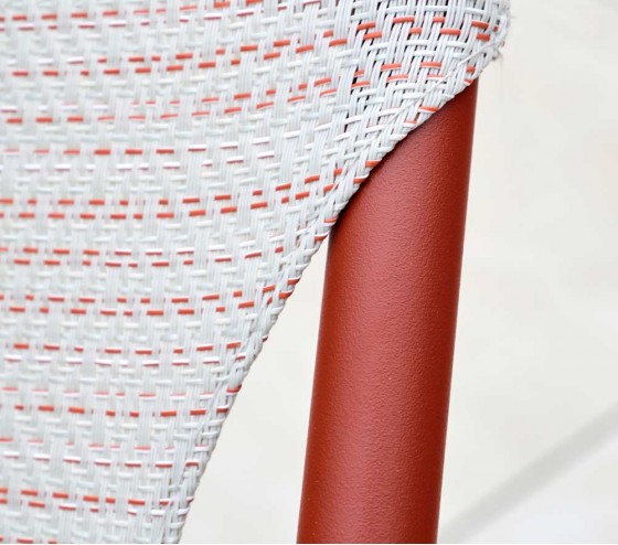 ozalide SUNNY - Lot de 6 Chiliennes - Acier - Terracotta