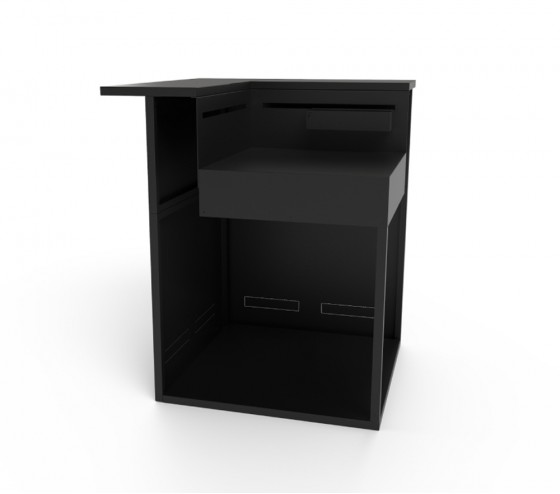 Ozalide Support D'angle En Acier Noir - Forge Adour