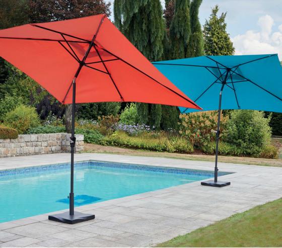 ozalide VEGAS - Parasol droit 3x2m - Framboise