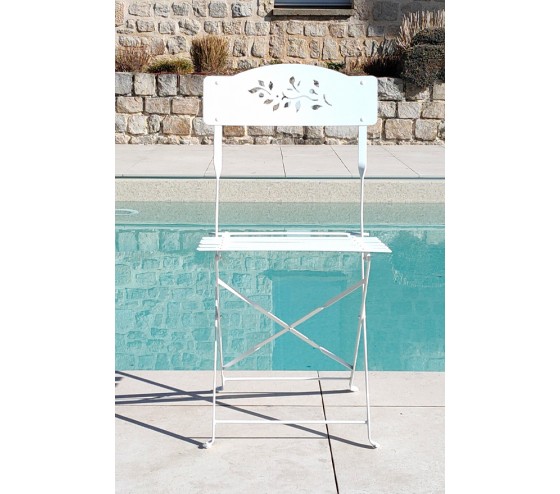 ozalide VERONE - Chaise de jardin pliante - Blanche