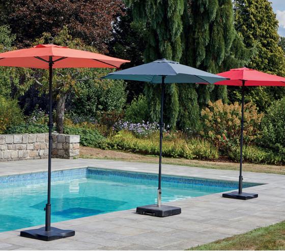 ozalide YUMA - Parasol droit Ø2m - Gris Anthracite ozalide YUMA - Parasol droit Ø2m - Gris Anthracite