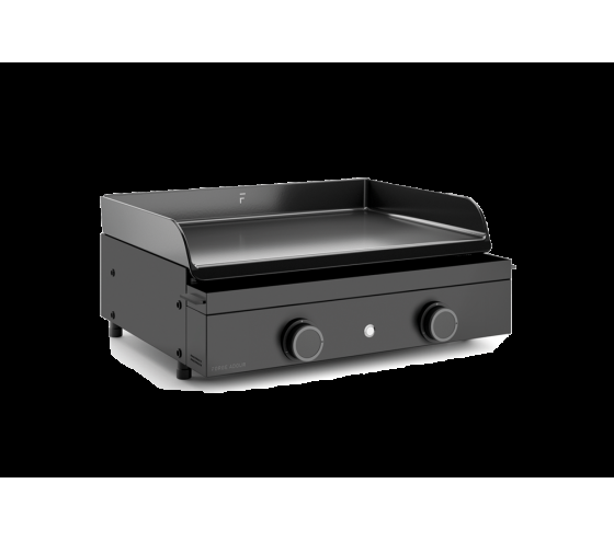 ozalide Pack Plancha Base Gaz 60 Acier + chariot - Forge Adour