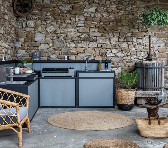 Ozalide Plancha Premium Gaz 60 Acier Noir Et Gris - Forge Adour