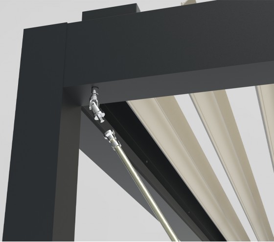 Ozalide SAN DIEGO - Sur Commande Pergola Bioclimatique Mural 12m2