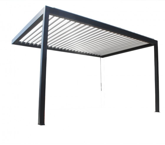 Ozalide SAN DIEGO - Sur Commande Pergola Bioclimatique Mural 12m2