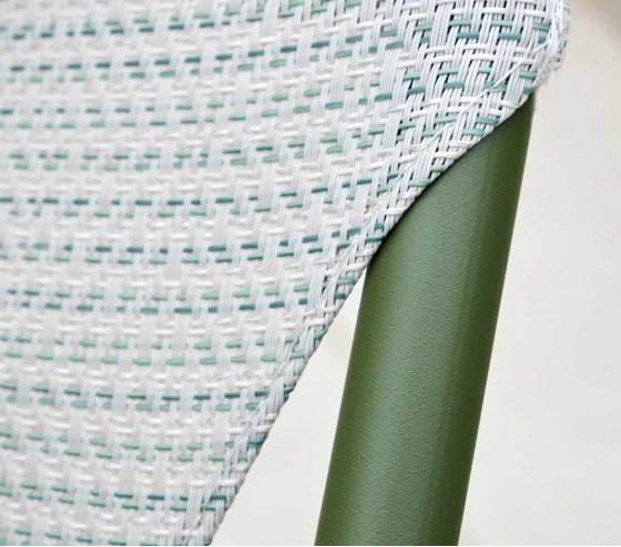 ozalide SUNNY - Lot de 6 Chiliennes - Acier - Vert Mélèze