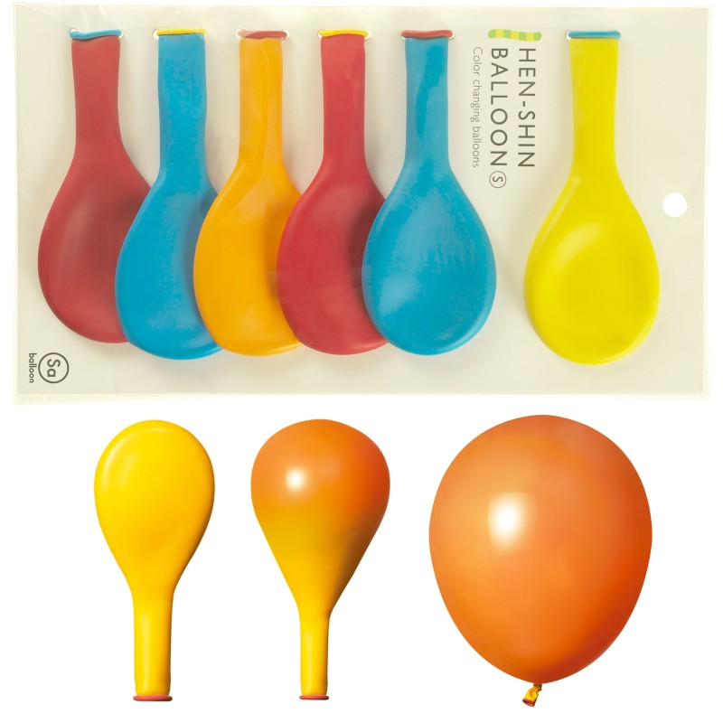 pa design 2 pour 1 - Hen-shin Balloon - 6 ballons gonflables