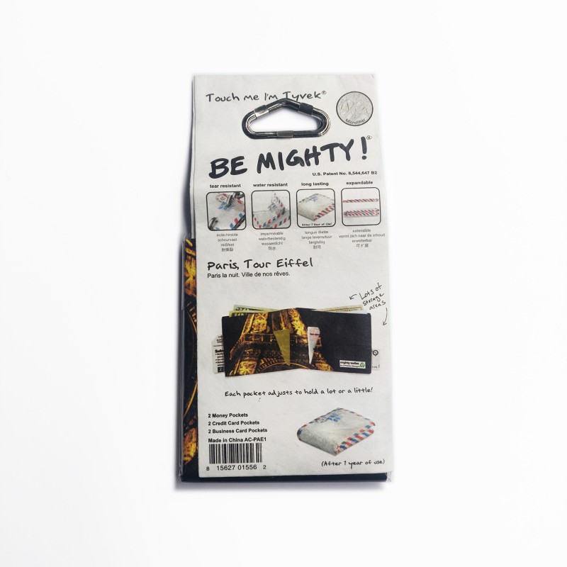 Pa Design 2 Pour 1 - Mighty Wallet Eiffel De Nuit - Portefeuille