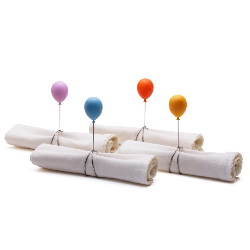 Pa Design Balloonapkins - Set De 4 Ronds De Serviette