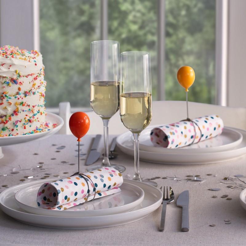 pa design Balloonapkins - set de 4 ronds de serviette