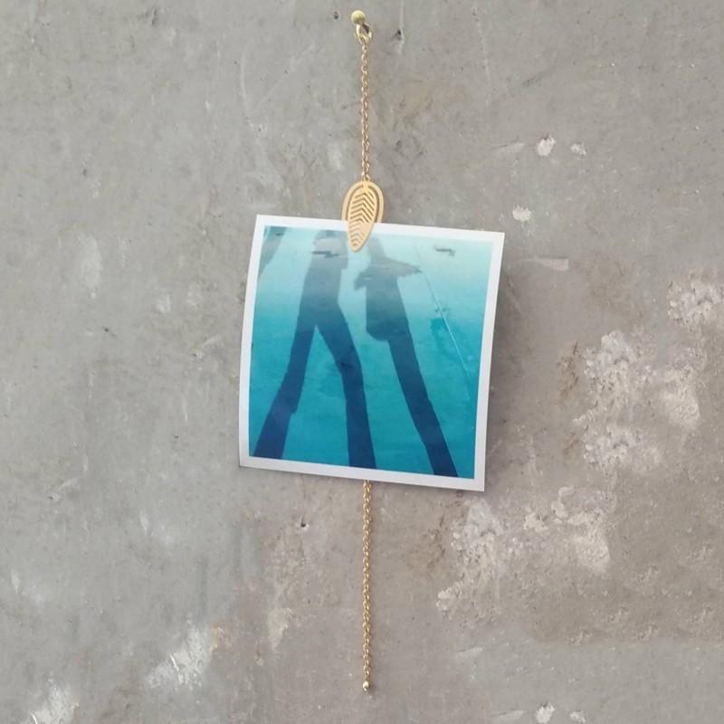 Pa Design Bijou De Mur 1 Feuille - Porte-photo Chaine