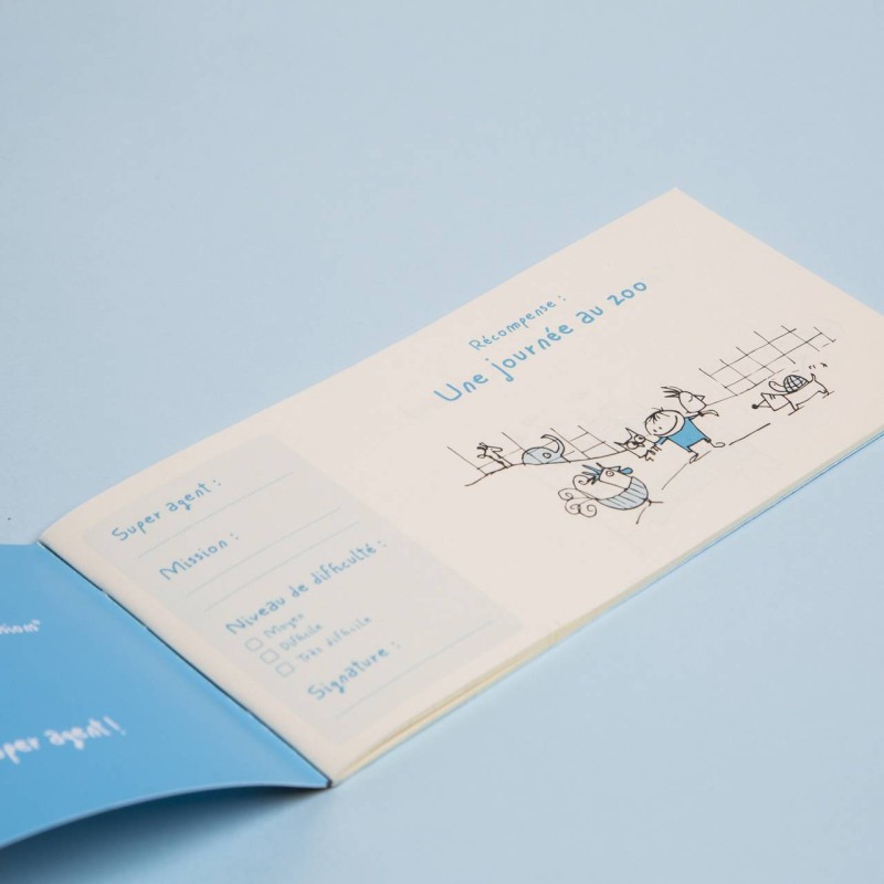 Pa Design Carnet De Bons Pour Les Petits Super Agents