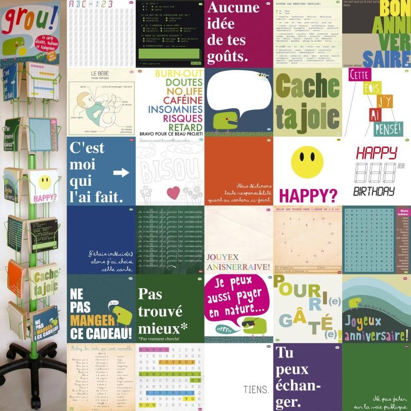 Pa Design Carte Postale GROU N°28 - Nous Déclinons Toute Responsabilité