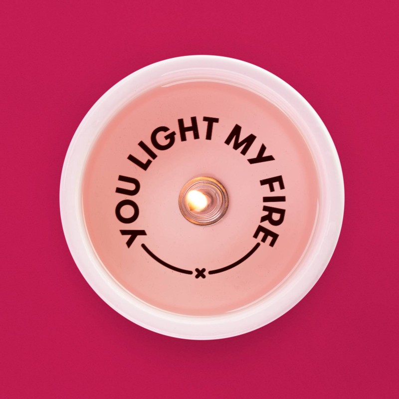 pa design Je veux juste te dire - bougie à message secret