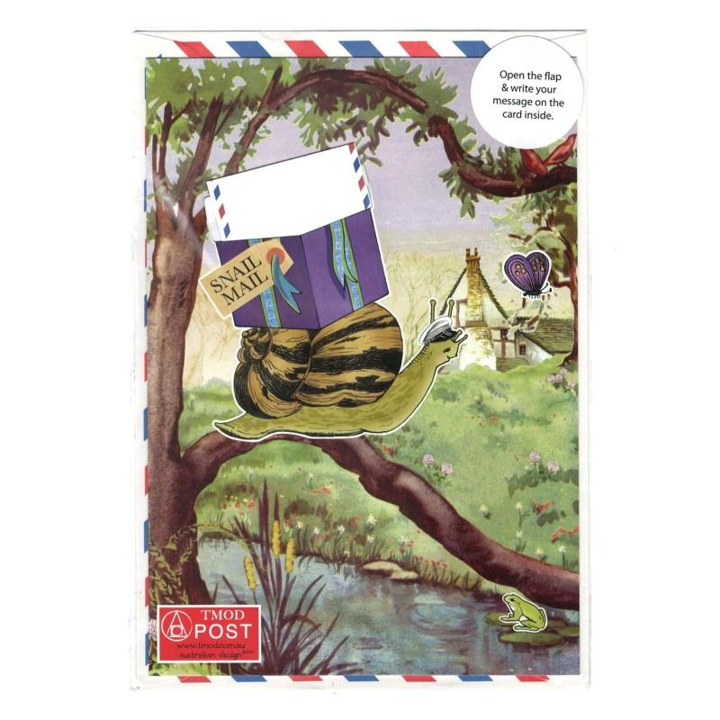 pa design Carte Post ESCARGOT