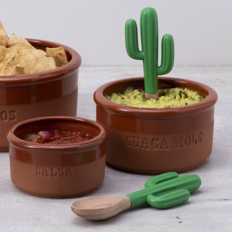 Pa Design Saguaro - Petite Cuillère Cactus En Bois