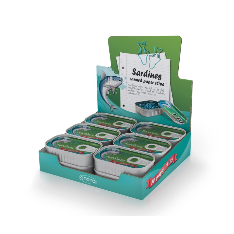 Pa Design Sardine Paper Clip - 30 Trombones