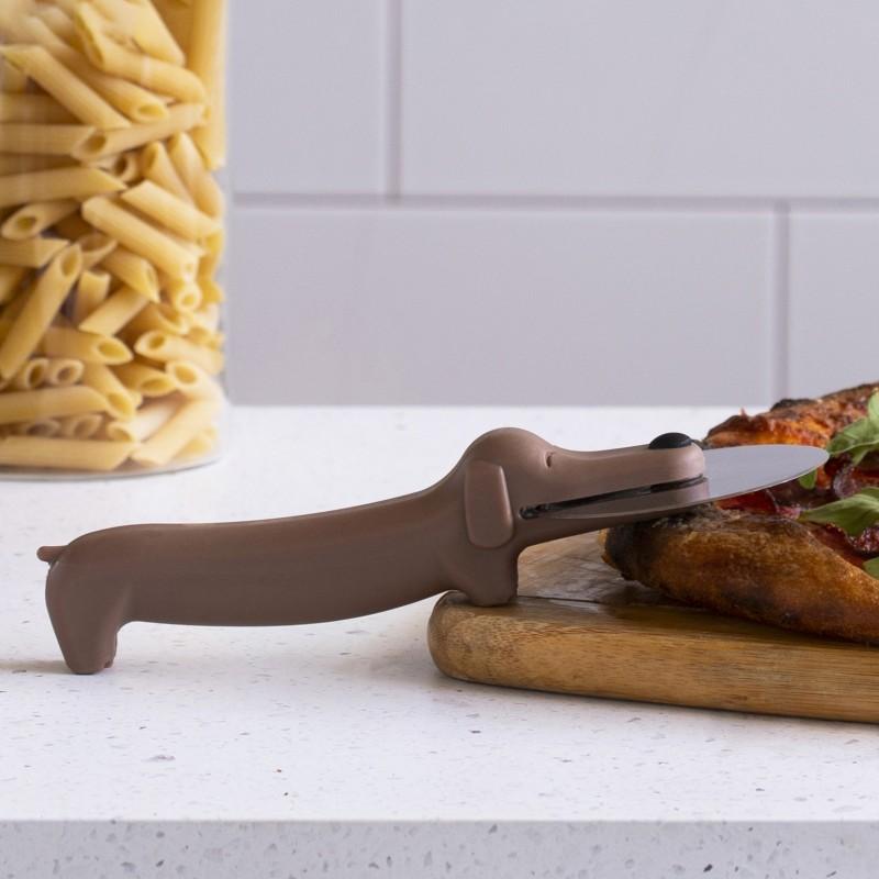 Pa Design Puperoni - Coupe Pizza Teckel - Roulette à Pizza
