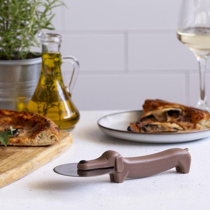 pa design Puperoni - Coupe pizza teckel - roulette à pizza