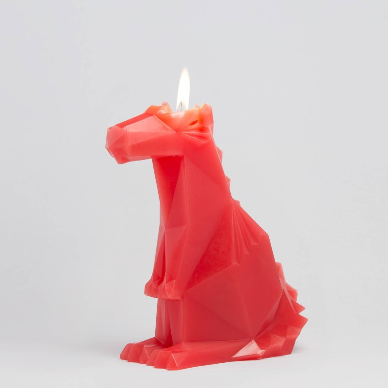 Pa Design Pyropet - Dreki - Bougie Dragon Avec Squelette Métal - Dernières Pièces