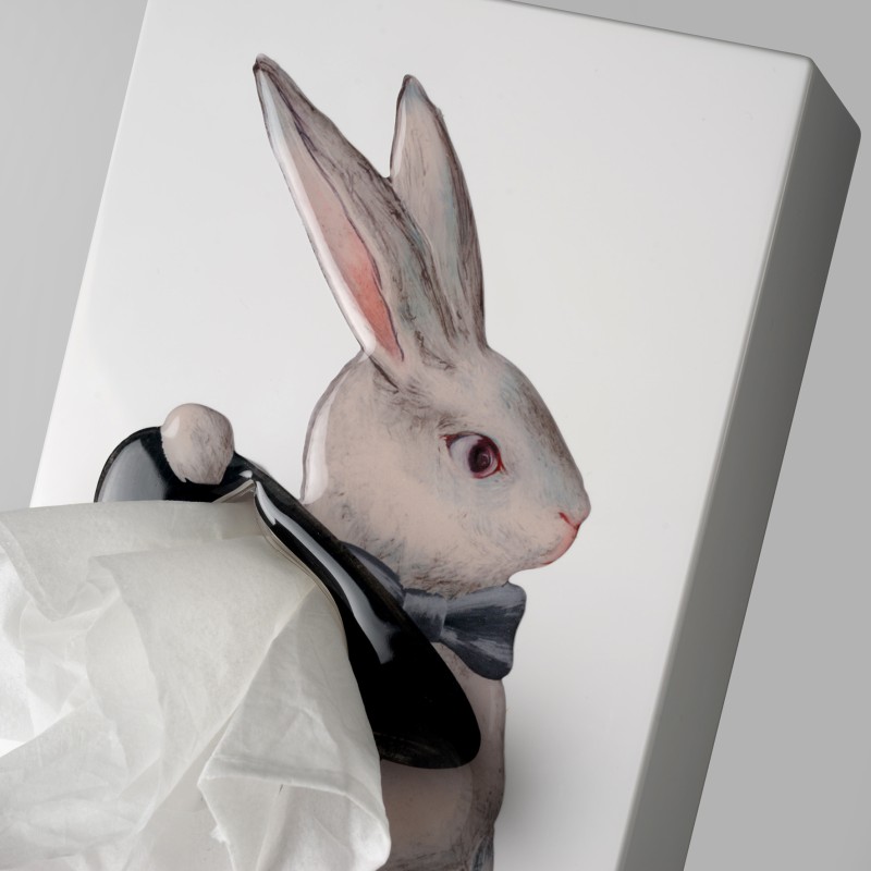 Pa Design Tissue Up Tale Alice Rabbit - Boite à Mouchoirs Lapin