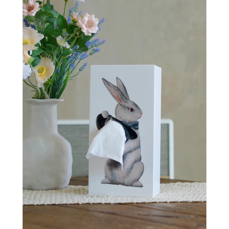 Pa Design Tissue Up Tale Alice Rabbit - Boite à Mouchoirs Lapin