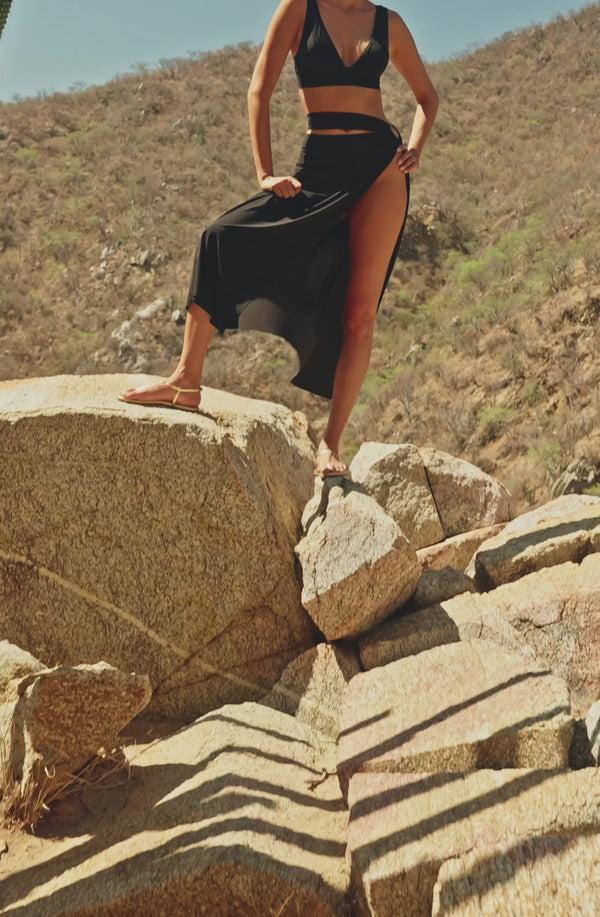 pain de sucre sue Haut de maillot brassière noir