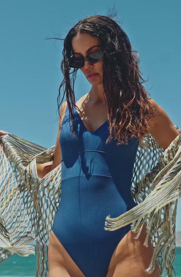 pain de sucre pipper Maillot de bain une pièce nageur jean