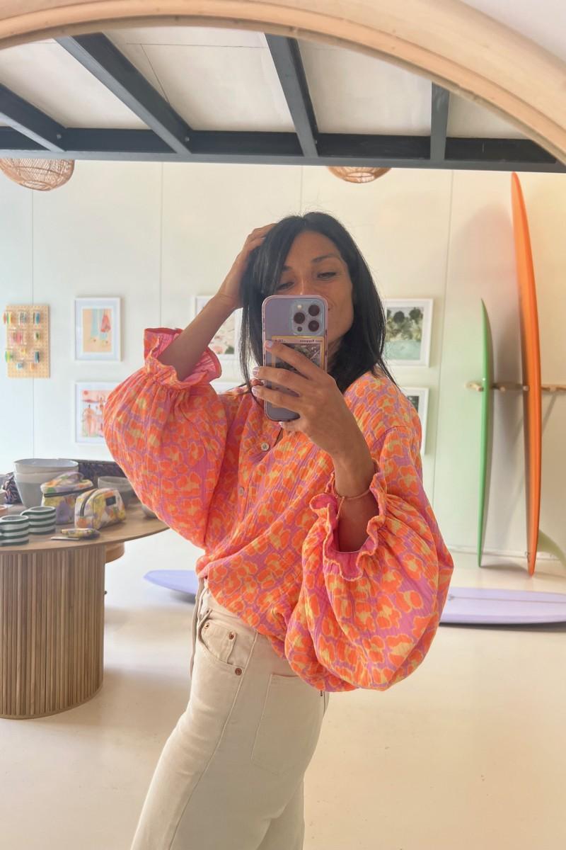 pantaï Blouse Leo Fluo